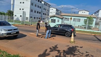 Vereador Tiago Vargas solicita serviço de tapa-buracos no bairro Jardim Centenário