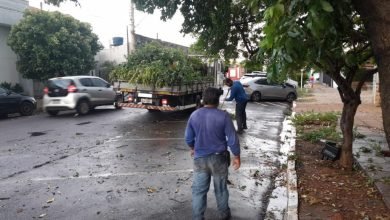 Após forte chuva nesta tarde, equipes da Prefeitura realizam reparos e limpeza