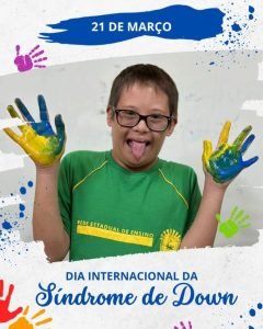 EE Professor Alício Araújo realiza campanha “Meias Diferentes”, em comemoração ao Dia Internacional da Síndrome de Down