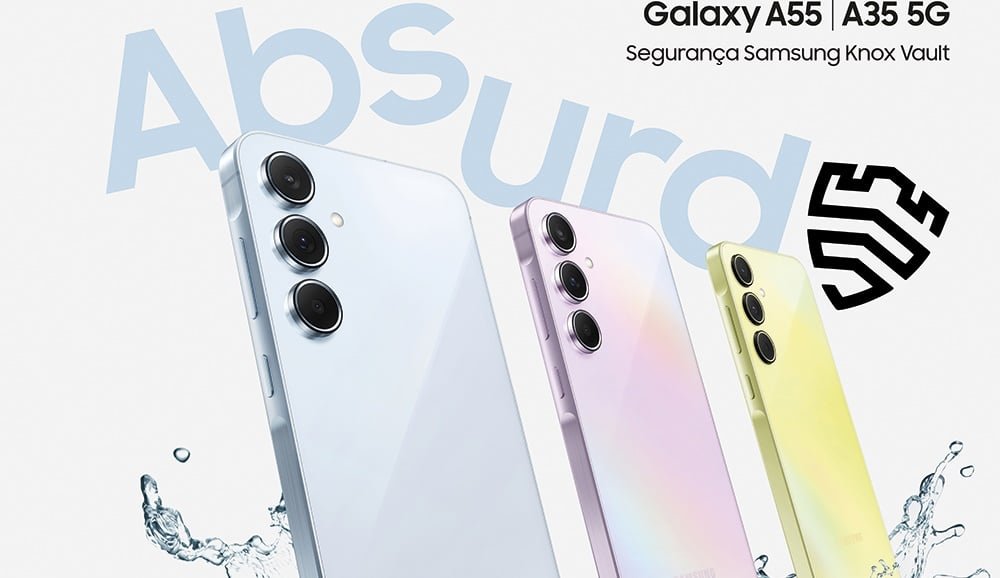 Galaxy A55 e A35 chegam ao Brasil, mas preço desanima