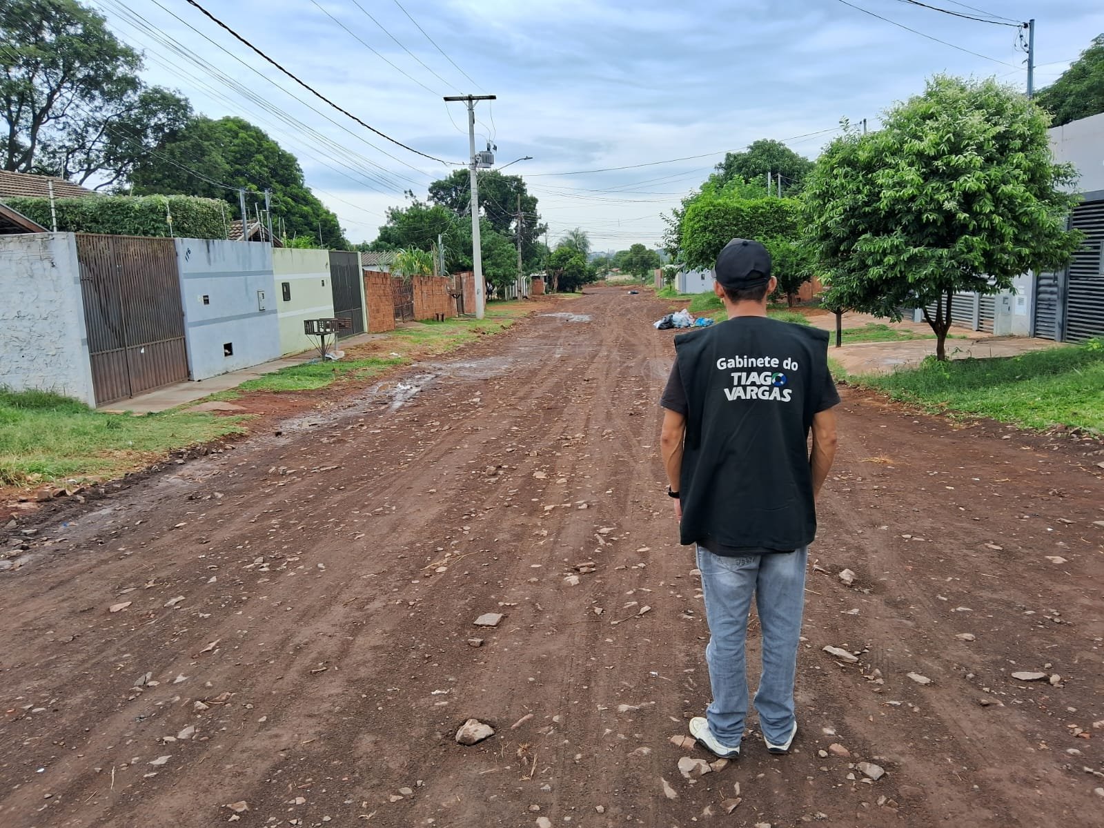 Tiago Vargas tem pedido atendido com melhorias na rua Olivério Rodrigues da Luz, no bairro Jardim Macaubas