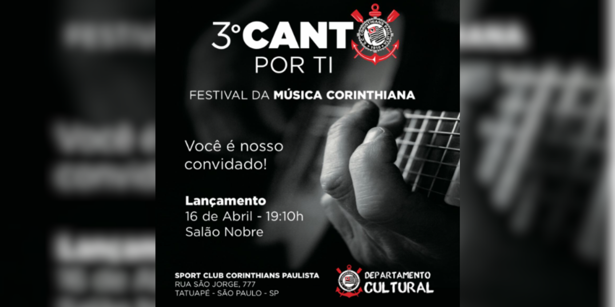Corinthians anuncia 3ª edição de festival de músicas sobre o clube