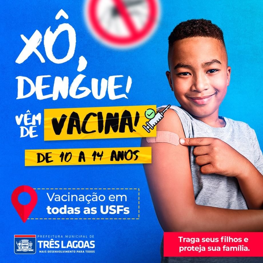 ENCERROU – Vacinas da dengue liberadas para pessoas de 4 a 59 anos acabaram