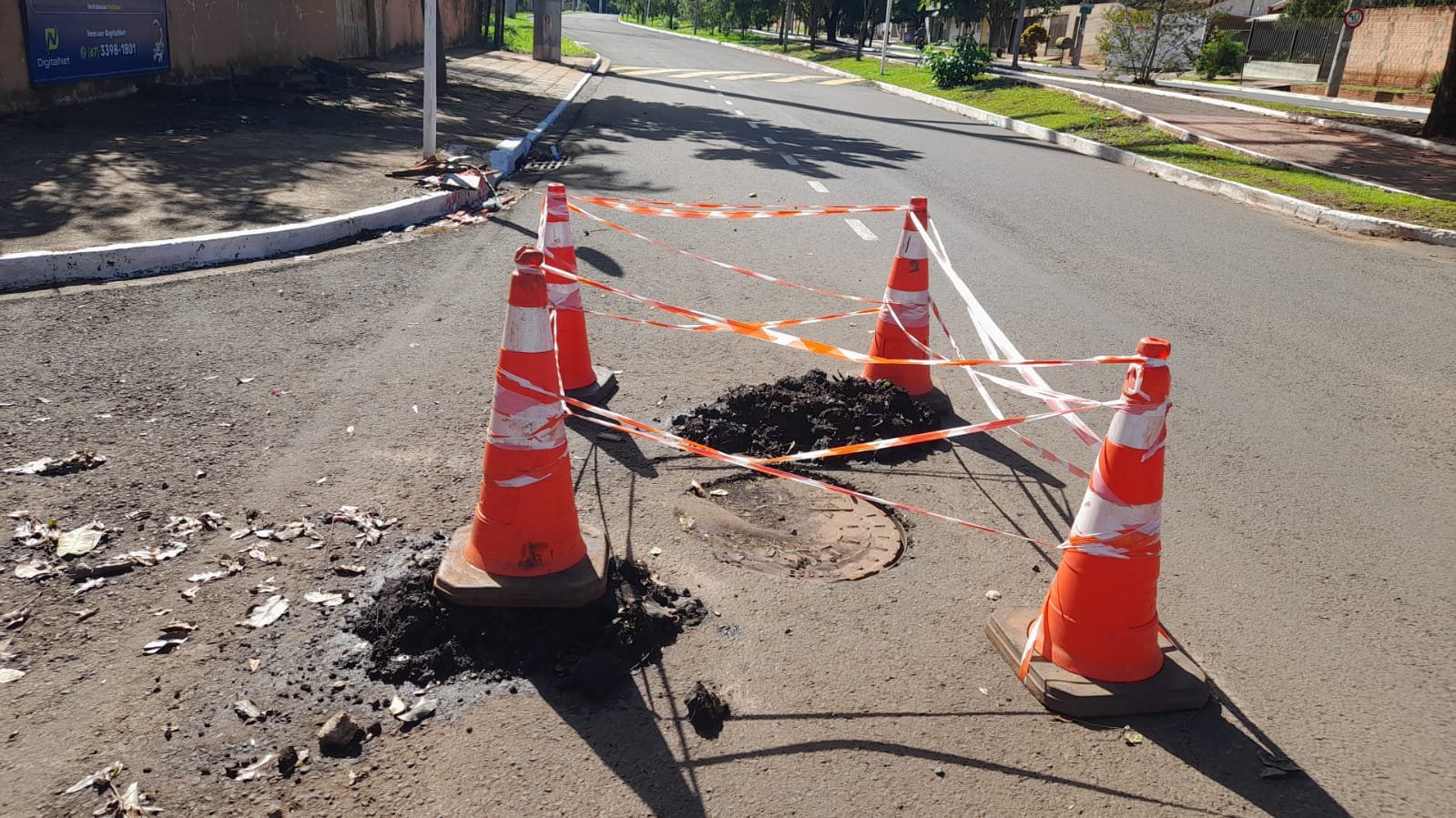 Vereador Tiago Vargas consegue reparo da boca de lobo no bairro Universitário