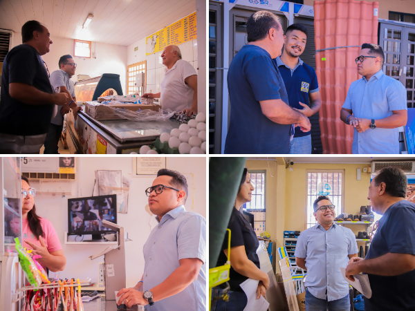 Papy visita empresas e conversa com moradores sobre queimada na Região do Bandeira