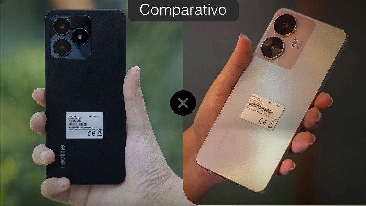 Realme C53 vs Realme C55: saiba o que muda entre os celulares