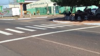 Tiago Vargas obtém tem mais uma solicitação atendida com pintura de faixa de pedestres na avenida Gunter Hans