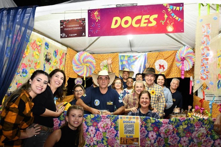 Apadrinhado por Paulo Corrêa, Grupo Onça Pintada marca presença na festa junina da ALEMS