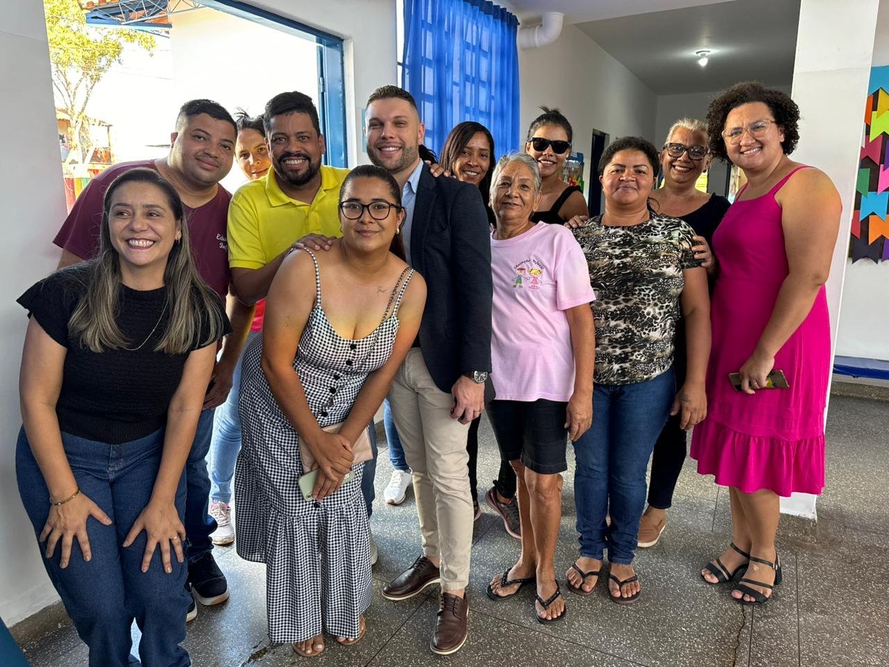 Durante entrega de revitalização de EMEI, Professor Riverton reforça importância do investimento na Educação