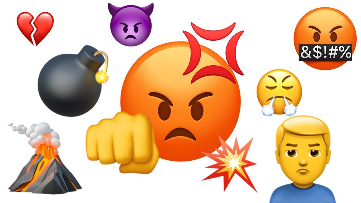 Emoji de raiva (😠): conheça o significado e saiba usar as 21 versões