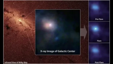 NASA detecta explosões e ecos de buraco negro central da Via Láctea