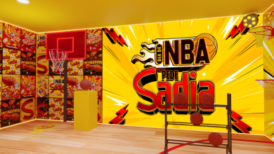 NBA House tem ativação de patrocinadores com desafios, venda de produtos e brindes