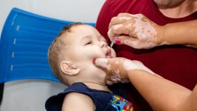 Saúde imuniza 374 crianças no Dia D de Imunização contra a Poliomielite