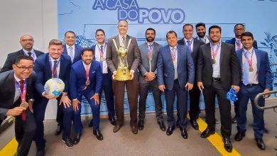 Vereador Professor André Luis participa de homenagem ao time de futebol da OAB-MS por conquista de campeonato