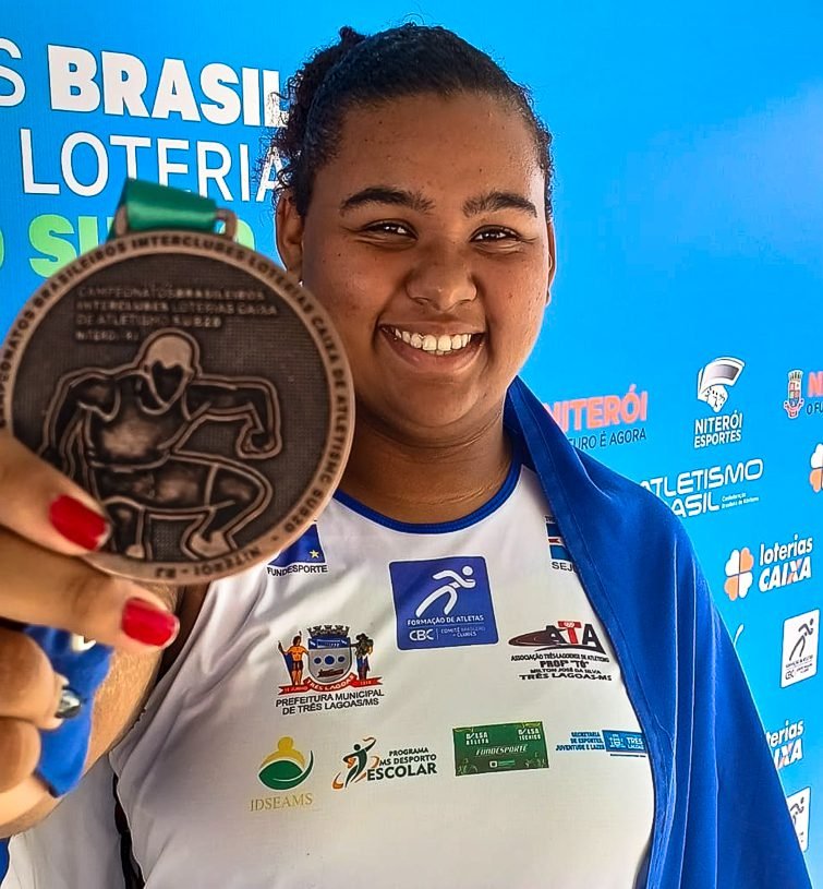 Vitória Barreto conquista medalha de bronze no Campeonato Brasileiro de Atletismo Sub-20