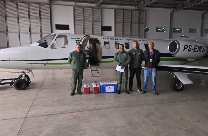 Após doação de órgãos, aeronave de MS é usada para garantir transplante em pacientes do DF