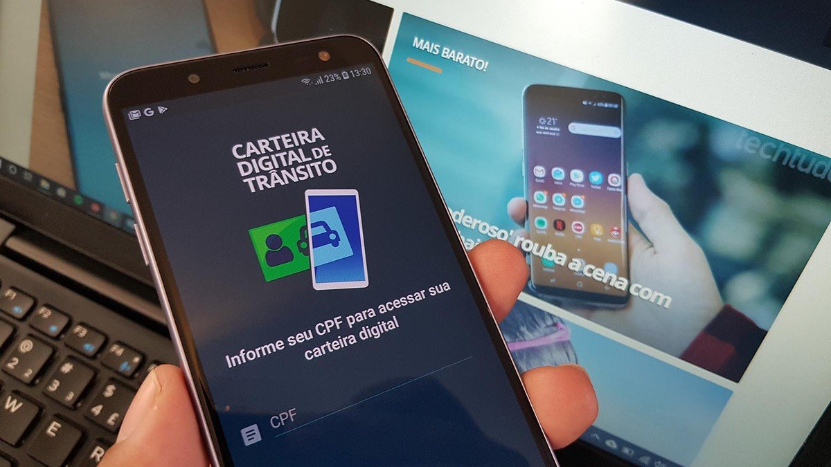 Como baixar a CNH digital no seu celular: aprenda o passo a passo