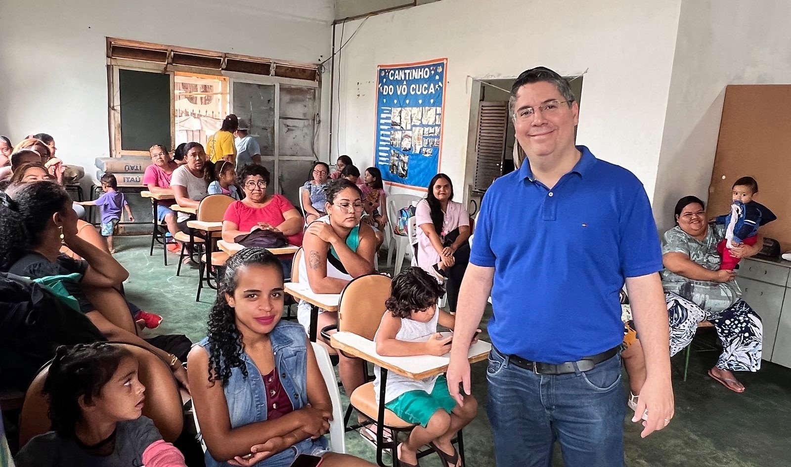 Dr. Victor Rocha visita o Projeto Cantinho do Vô Cuca e bate-papo sobre Saúde da Mulher