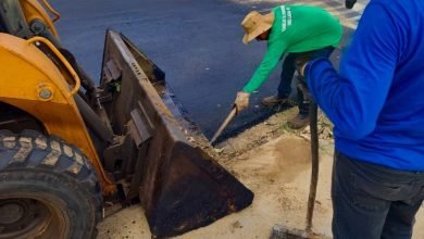 Infraestrutura esclarece que limpeza de resíduos de obras de asfalto são recolhidos semanalmente