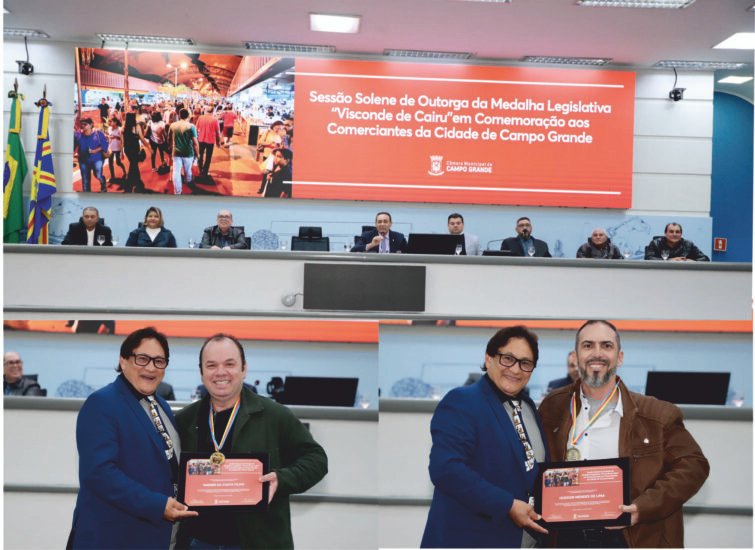 Vereador Tabosa homenageia comerciantes da Capital em sessão solene na Câmara Municipal