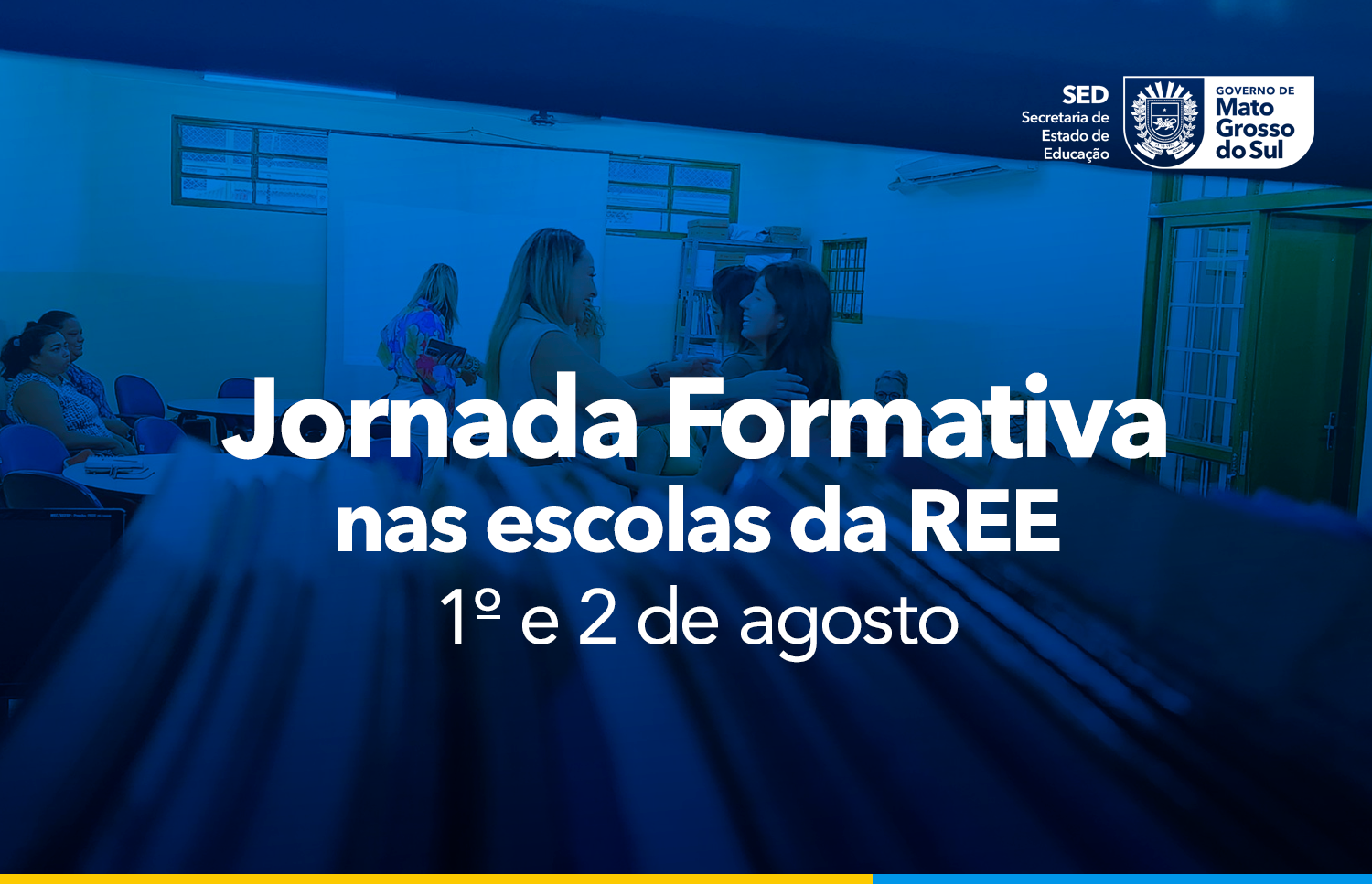 Escolas da REE passam por Jornada Formativas nos dias 1º e 2 de agosto em todo estado   