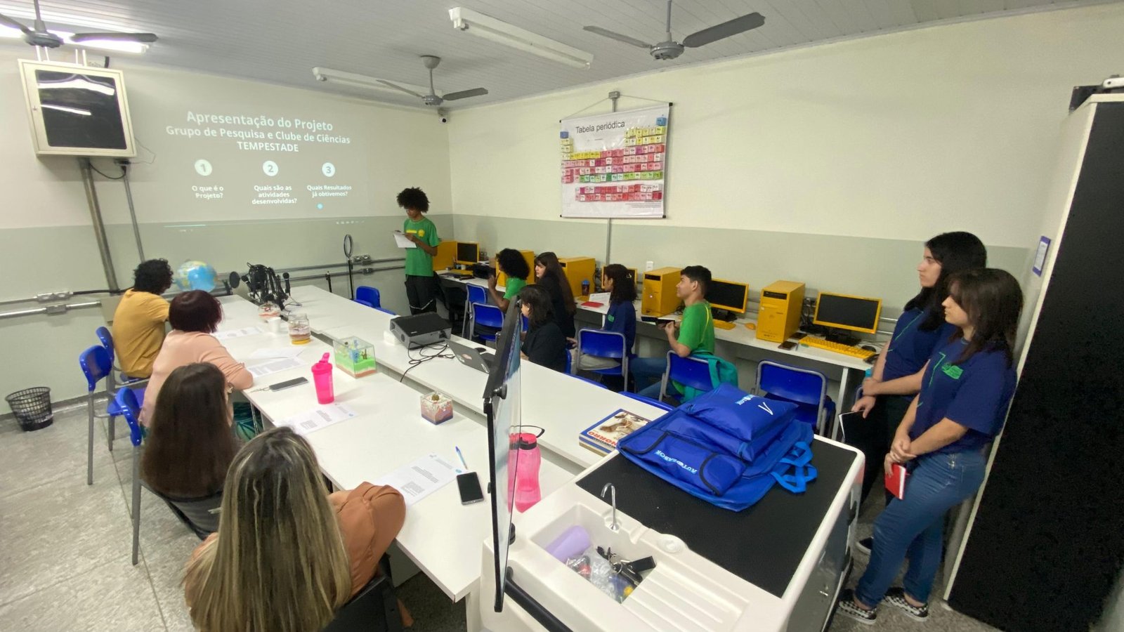 Estudantes realizam relatório técnico sobre impactos climáticos na EE Professora Fausta Garcia Bueno